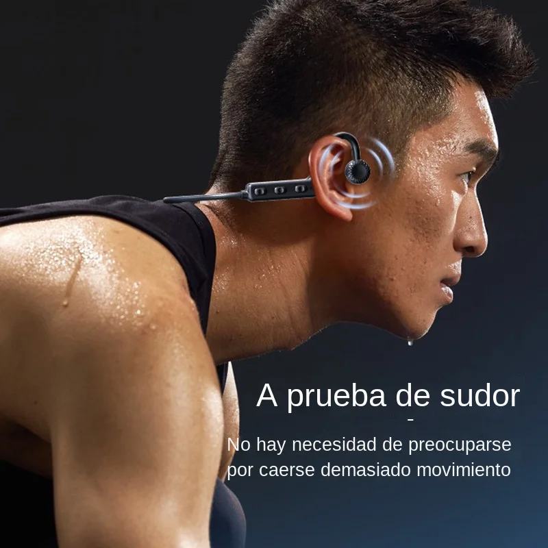 KS19 auriculares de conducción ósea auriculares deportivos inalámbricos auriculares Bluetooth HIFI manos libres con micrófono para correr a prueba de agua