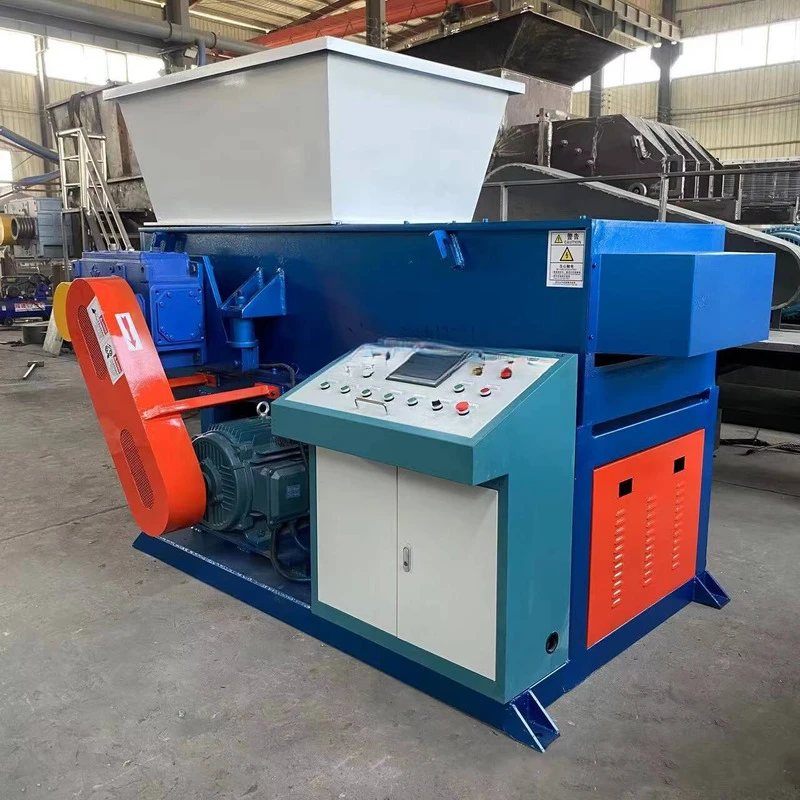 

Single-Axis Metal Crusher, Blue Barrel Recycling, Low-Cost Single-Axis Plastic Crusher