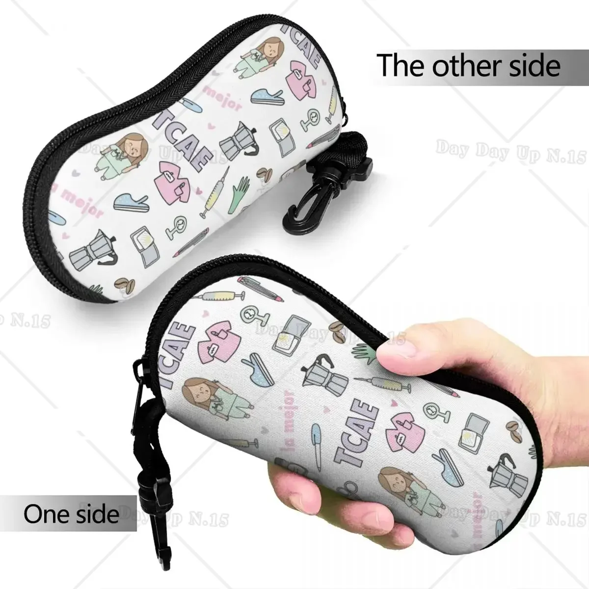 Enfermera En Apuros Nurse Doctor Glasses Case Unisex Student Accessories Glasses Storage Box Protector Eyeglasses Box image 2