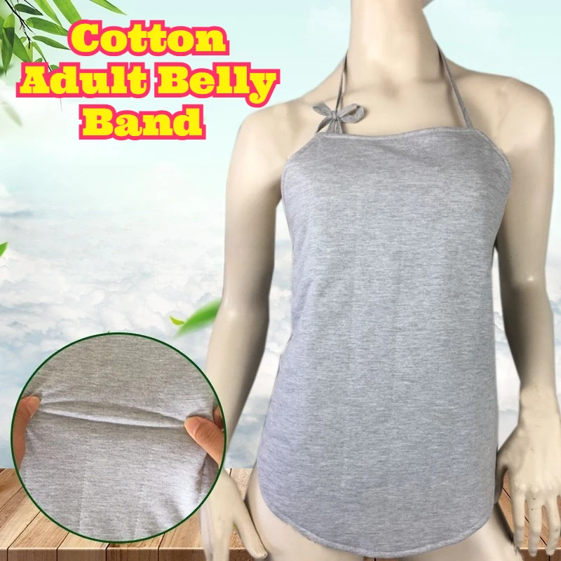 Cotton Adult Belly Band Warm Abdomen Waist Protection Belly Support Abdominal Warmth Soft Breathable Comfortable Fit Pregnant