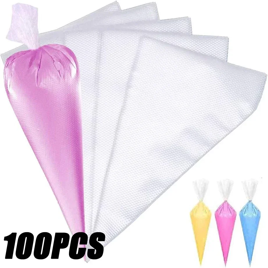 SML20 50 100PCS Disposable Pastry Bags Confectionery Equipment Pastry And Bakery Accessories Reposteria Cake Tools For Cake