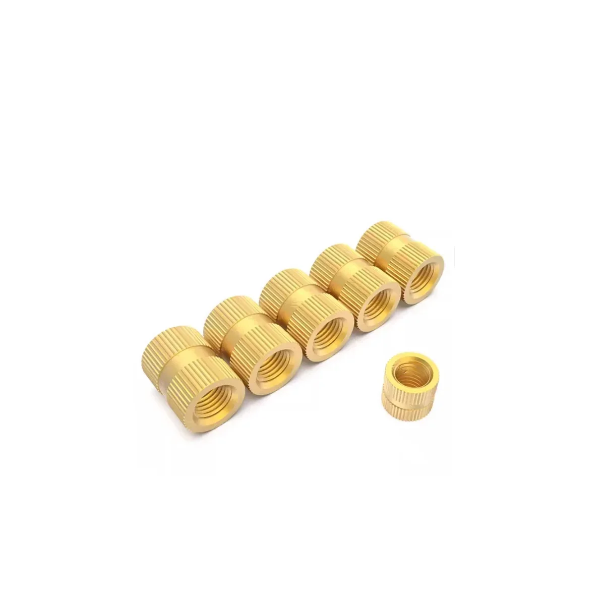 

Brass Embedded Injection Molded Nut/Copper Embedded Knurled Nut M3M4