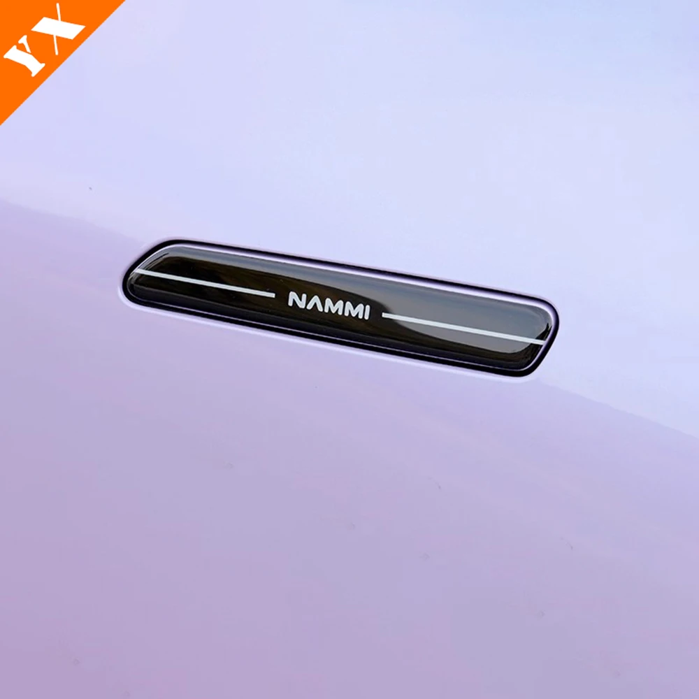 

2025 2026 For dongfeng nammi 01 accessorie Carbon Black Car Handle Protective Cover, Door Handle Decorative Cover 4pcs