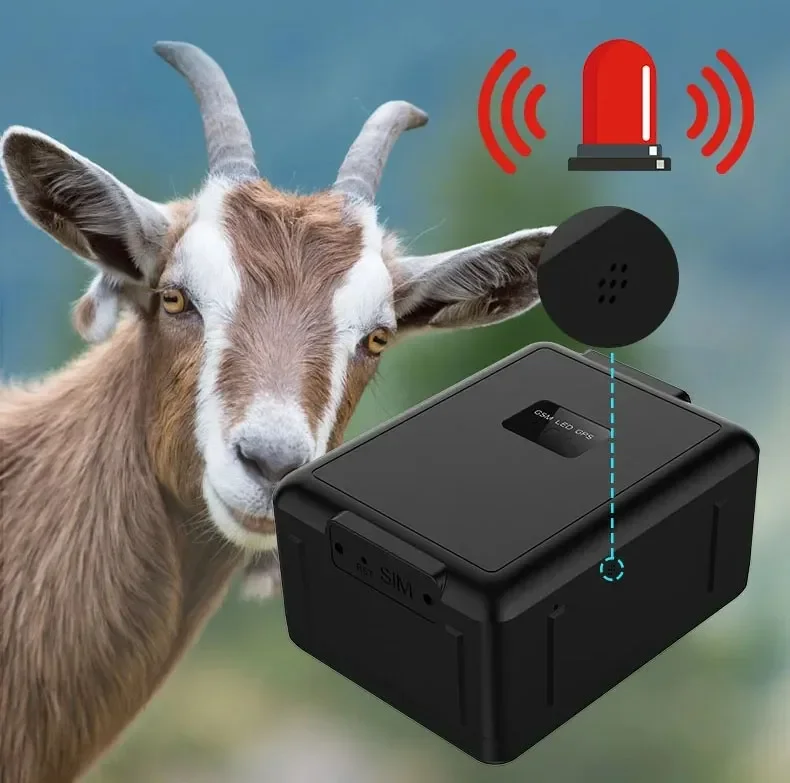 

4G GPS Tracker Sheep Cow Cattle Horse GPS Tracking Device Geo-fences Waterproof Locator App Alerts 20000mAh Long Standby Time