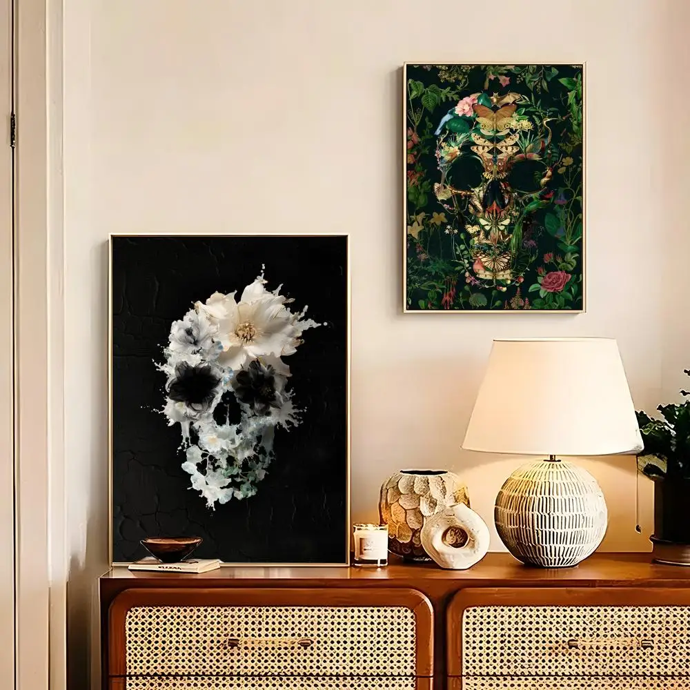 Skeleton Concept Art Poster HD art sticky wall waterproof home living room bedroom bar decoration