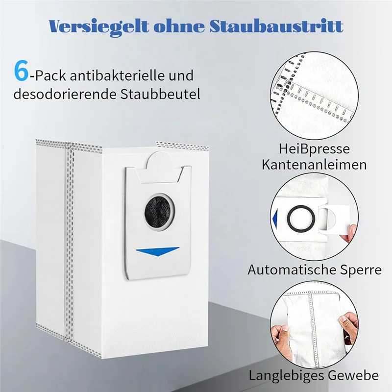 

A84X-для Ecovacs Deebot N30 Pro OMNI/N30 OMNI робот-пылесос, основная боковая щетка Hepa-фильтры, тканевые мешки для пыли