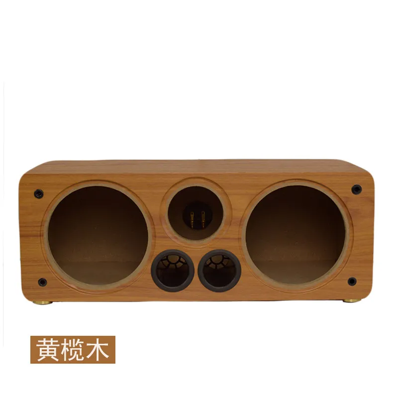 Speaker empty box body 6.5 inch wooden speaker car woofer plus treble DIY