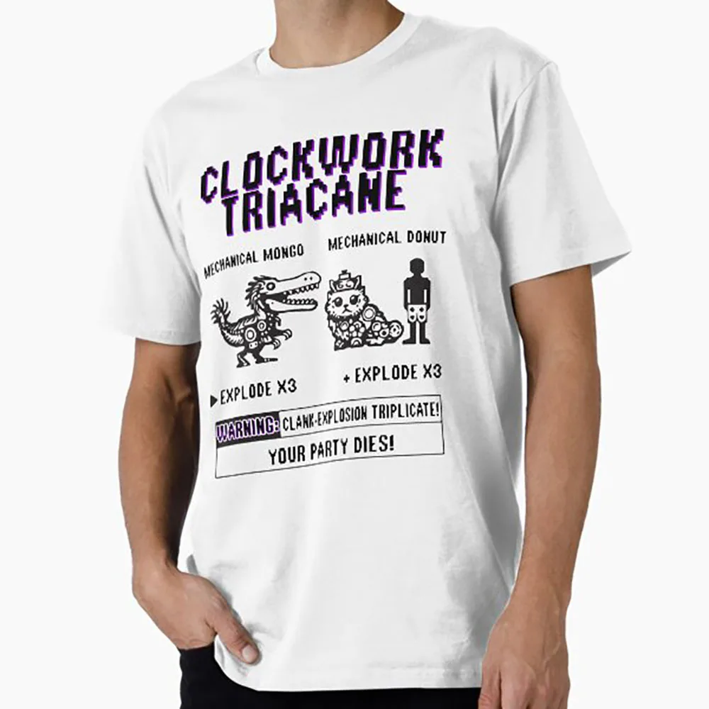 

CLOCKWORK TRIACANE Dungeon Crawler Carl Anime Gift T-Shirt 100% cotton Cartoon Graphic clothes short sleeve tee All size tops