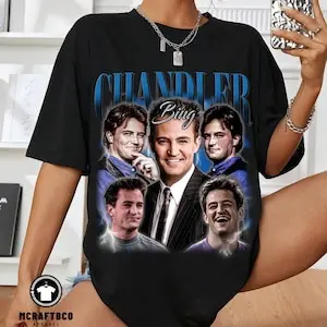 Bing  Retro Chandler Shirt -Chandler T-shirt,Chandler Tshirt,Vintage Chandler Tee,Matthew Perry Shirt,Retro Friend