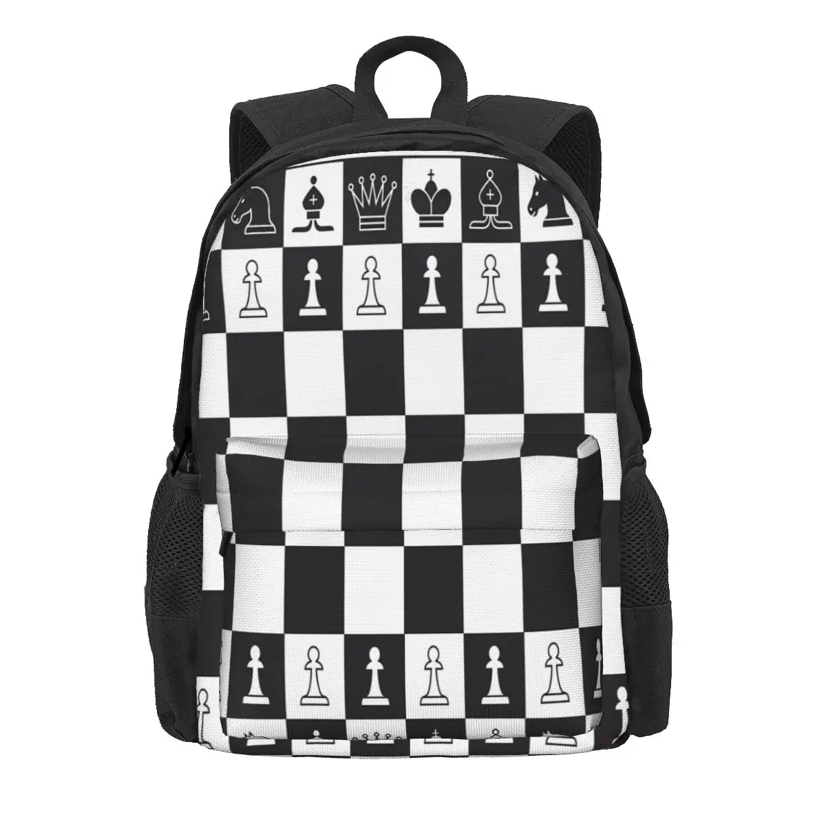 Chess Board 2023 Men\'s and Women\'s School Bag Backpack Leisure Travel Bag Korean Version Camping Fishing Backpack