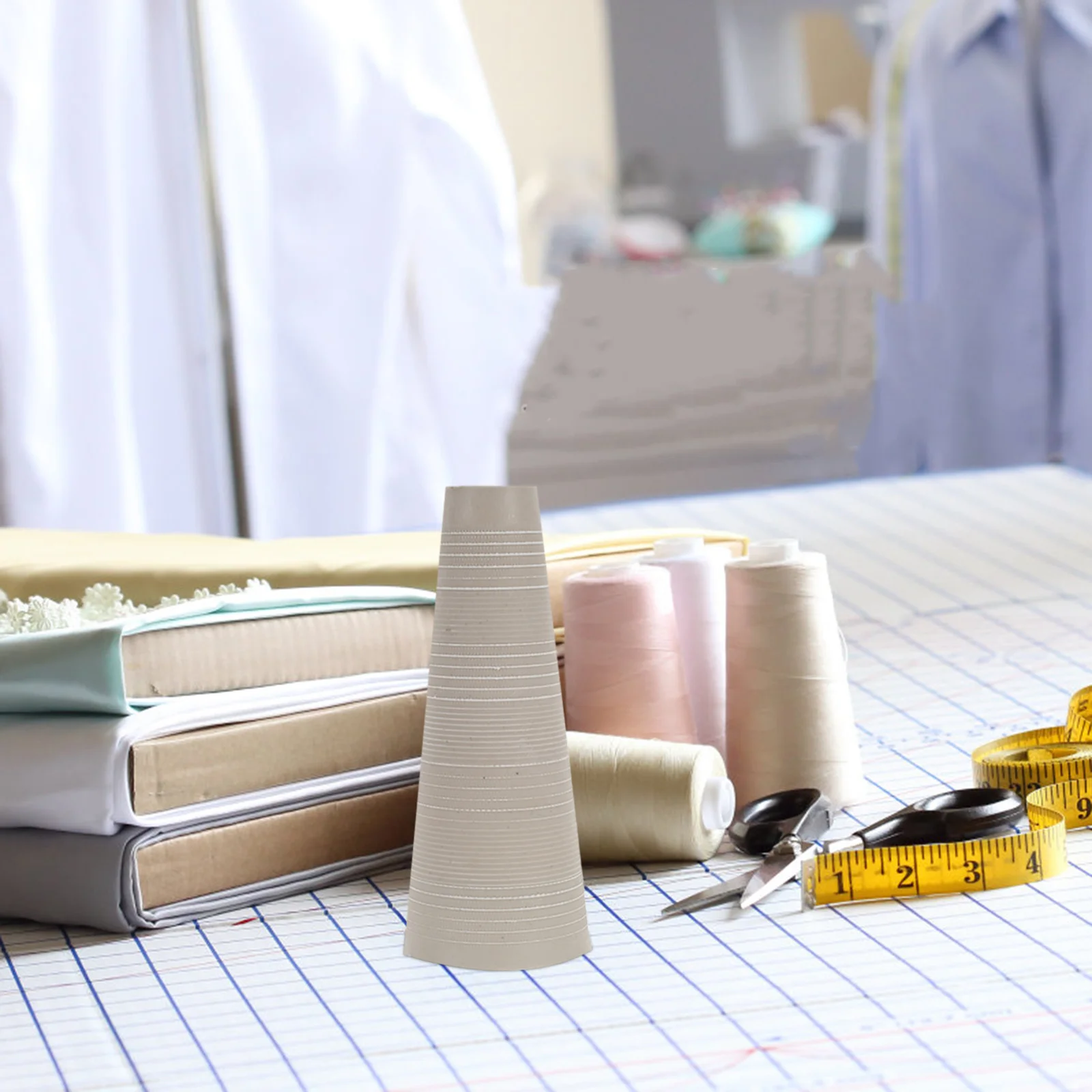 

10Pcs Tapered Yarn Tubes 5 57 Design Professional Minimizes Loose Threads Durable Wear Resistant Plastic