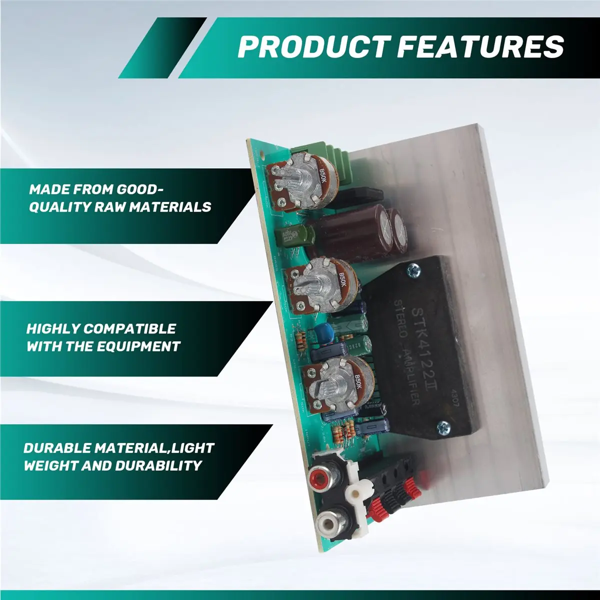 Module amplificateur audio stéréo double 50W+50W AC15-18V Wilwill, série STK à film épais 2.0 canaux pour haut-parleur DIY