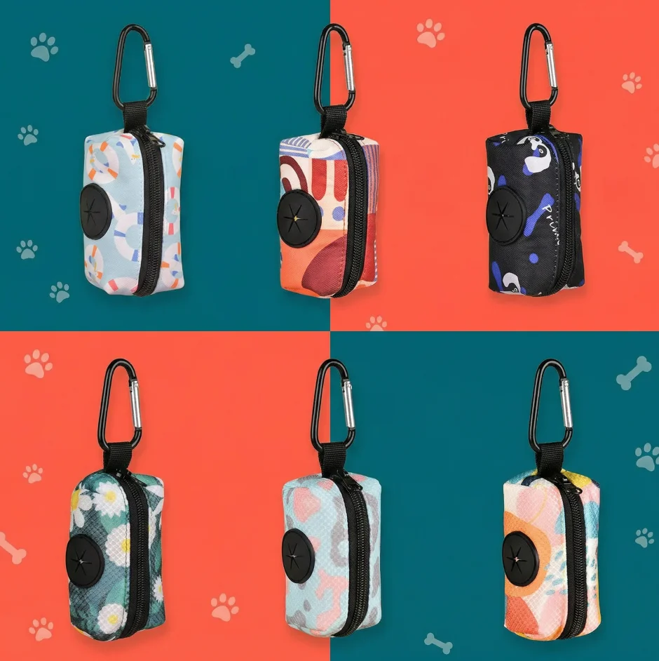 1Pcs/2 Pcs Universal Pet/Dog Poop Bags Holder - Compatible with Any Dog Leash, Ideal for Dog Walking (No Leash and Waste Bag)