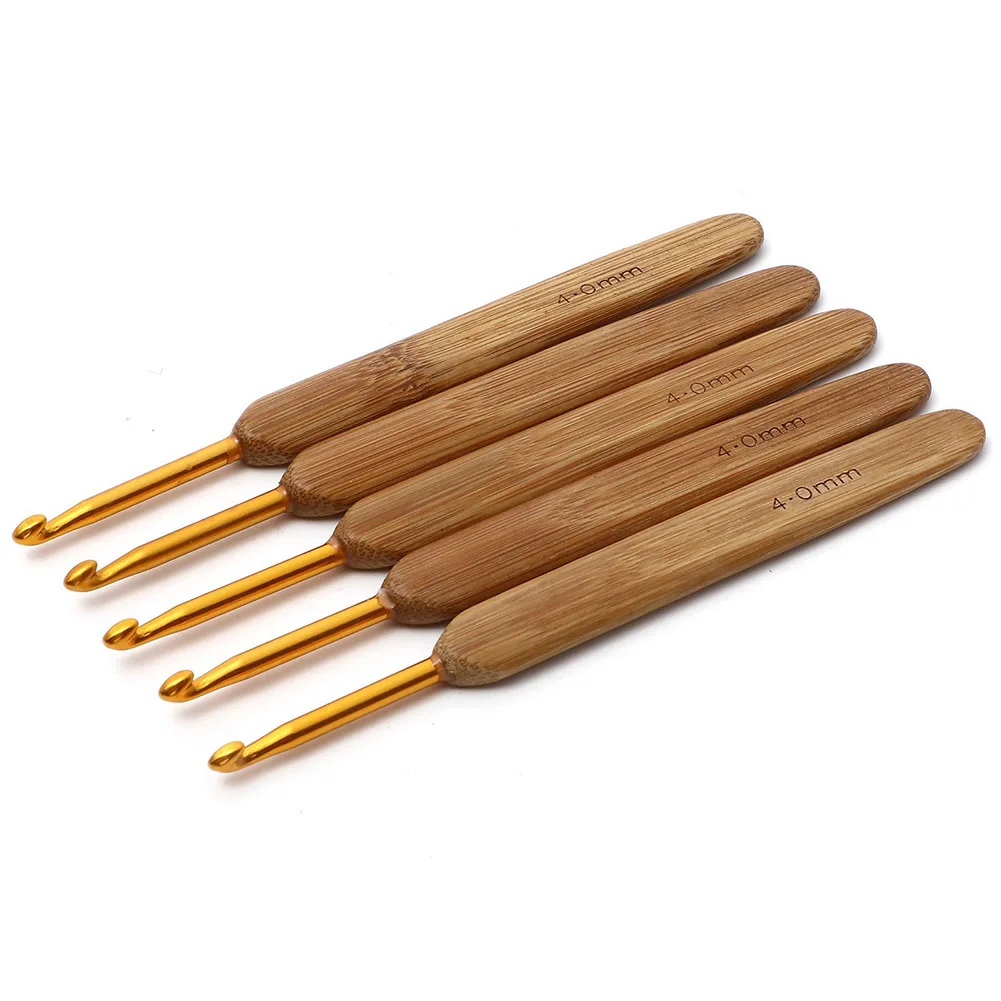 Aghi Legno Uncinetto Legno Efficiente Versatile Ricamo Maglia ergonomica Multifunzionale a lunga durata