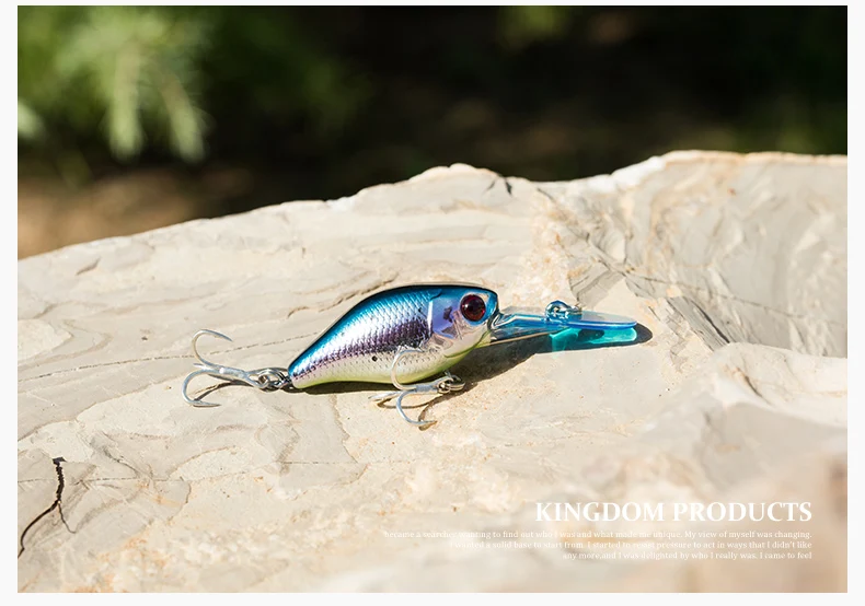 Kingdom Crazy Crankbaits Langsam Sinkende Angelköder Mini Minnow Swing Kleine Cranks Harte Köder 5g 37mm Wobbler Angelzubehör – Detail 13