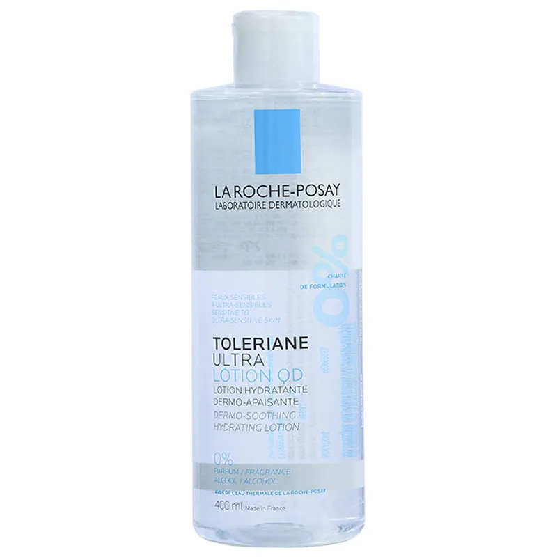 La Roche-Posay Toleriane Ultra Loción Tónica Calmante 400ml Hidratación Duradera 24H Repara la Barrera Cutánea Calma el Enrojecimiento Sin Alcohol