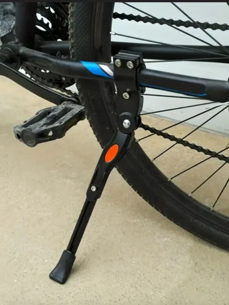 AliExpress NONE Aluminum Alloy MTB Kickstand Adjustable Bicycle Rear Side Stand 26 Inch Bike Parking Support Bracket Accessories