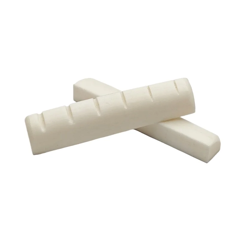 

10Pcs Left-Hand Bone Nut for 6-String Acoustic Guitar 43x6x8.5MM Cattle Bone Nut Left Hand Guitar Nut Music Instrument Parts