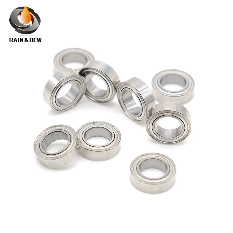 10Pcs 1060  6X10X3 mm  MR106ZZ ABEC-9  Miniature MR106Z Ball Bearings MR106 ZZ L1060ZZ High Speed  Motor Bearing