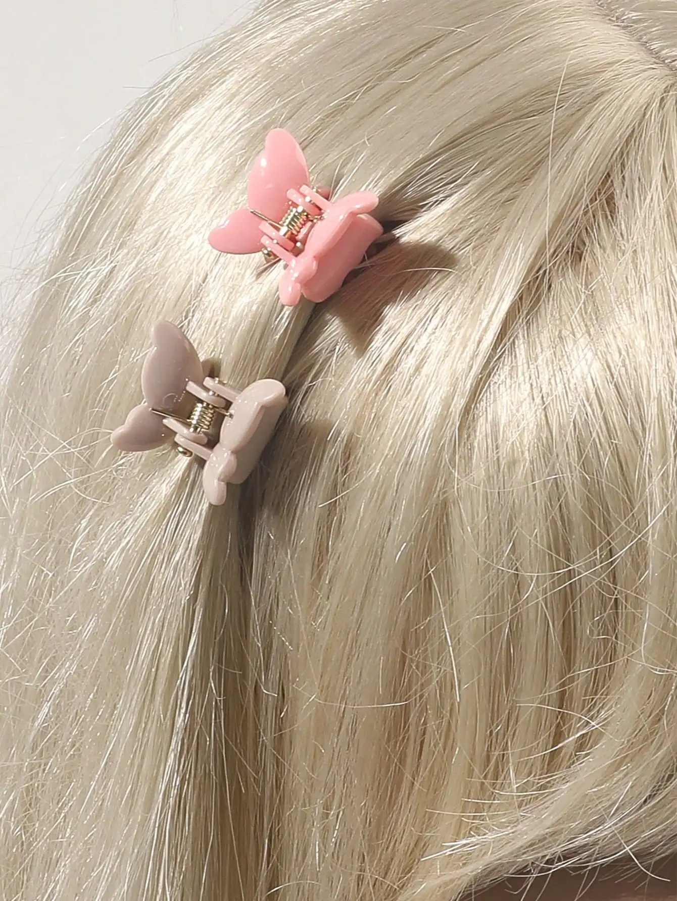 20 Packungen sortierte Haarspangen in Macaron-Farben mit Schmetterlingsmotiv, schöne Mini-Schmetterlings-Haarspangen, niedliche Sommer-Haaraccessoires für Frauen und Mädchen – Detail 7