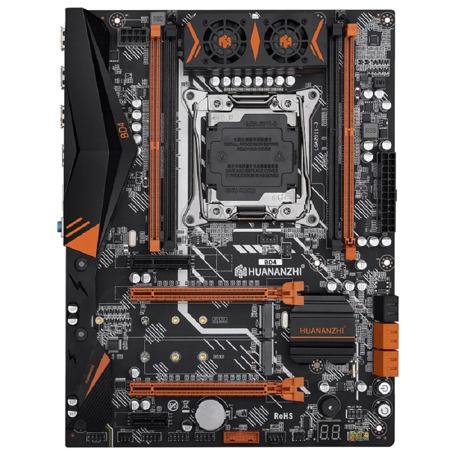 Imagem -03 - Huanananzhi Bd4 Lga 2011 v3 Kit Xeon X99 Motherboard com Intel e5 2680 v4 e 32gb 2*16g Ddr4 Recc Conjunto de Memória Combinada Nvme Ngff