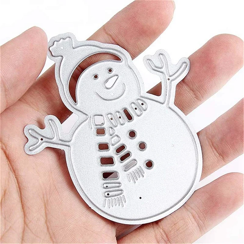 Newly launched in 2024  New models  Metal cutting mold  Decorative relief production for scrapbooks  DIY  Winter snowman  Metal