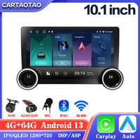 2din Android 13 Car Radio Carplay Android Auto Multimedia Video Player Universal 10.1 inch DSP RDS AHD GPS Car Autoradio 4G 64G