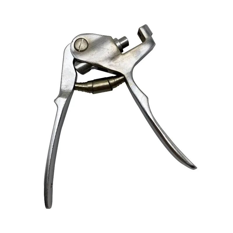 Jewelry White Character Printing Manual Embossing Clamp Arc Handle Bracelet Ring Gold Steel Sealing Clamp