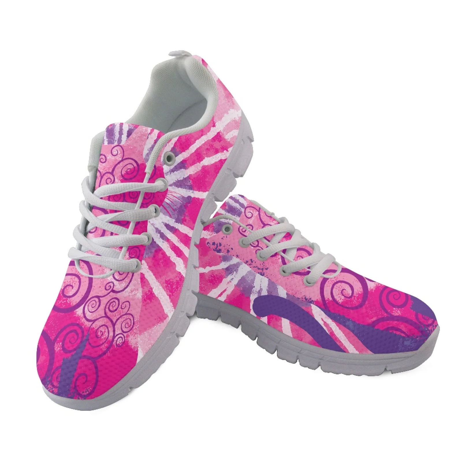 Coloranimal Watercolor Cat Walking Shoes Tennis Shoe for Women Lightweight Athletic Sneaker