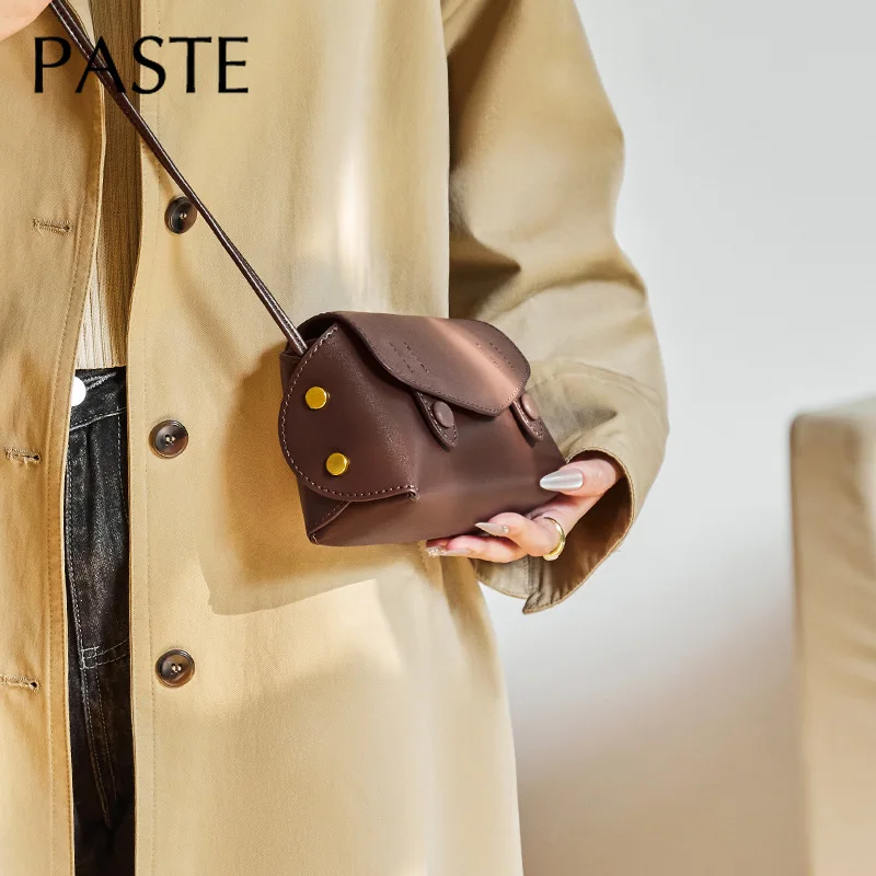 2025 Spring Summer Magnetic Buckle Flip Design Fashion Single Shoulder Bag Small 18cm All-match Daily-use Phone Purse