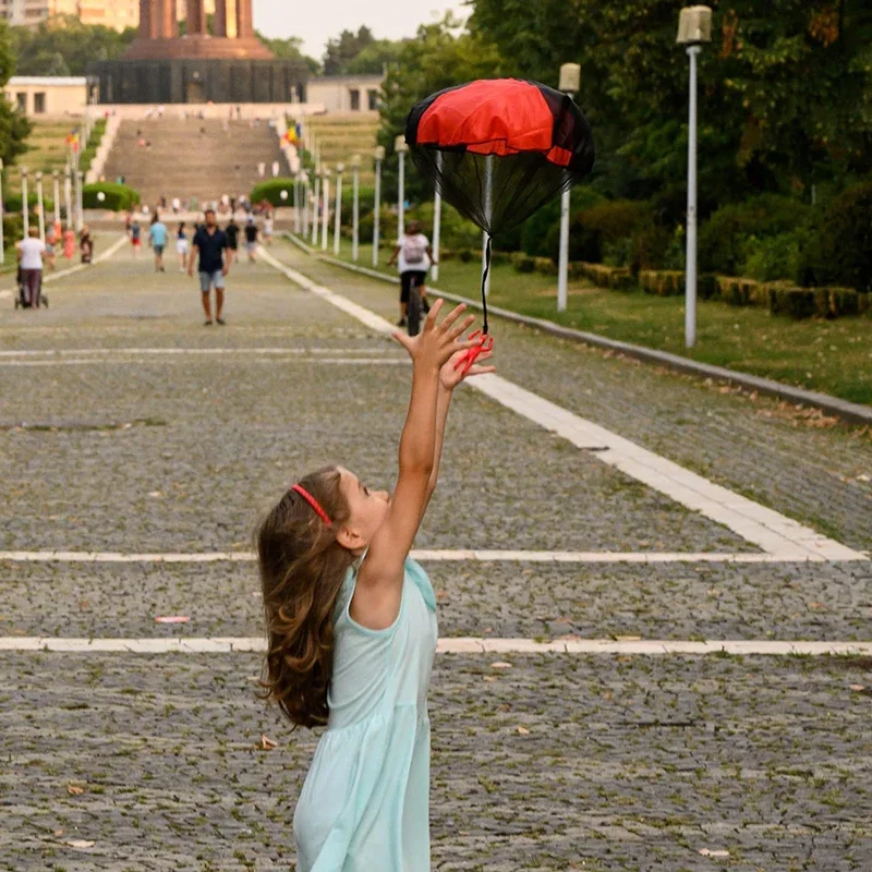 Zabawka spadochronowa dla dzieci do zabawy na świeżym powietrzu, bez plątania, do rzucania ręcznego, unikalna zabawka sportowa, zabawa na świeżym powietrzu dla dzieci, prezent.