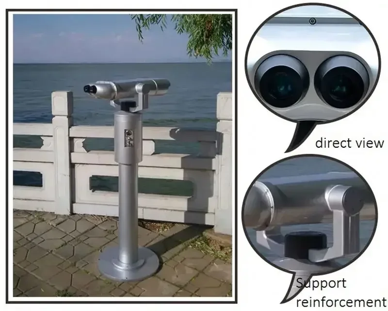 Free Sample 25x 100 Long-distance Sightseeing Waterproof Coin-operated Telescope Binocular