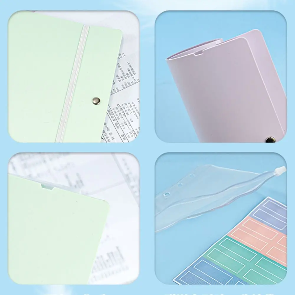 A5 To A4 File Folder Loose leaf With Insert Pages Exam Paper Storage Clip Waterproof Foldable Document Organizer Students