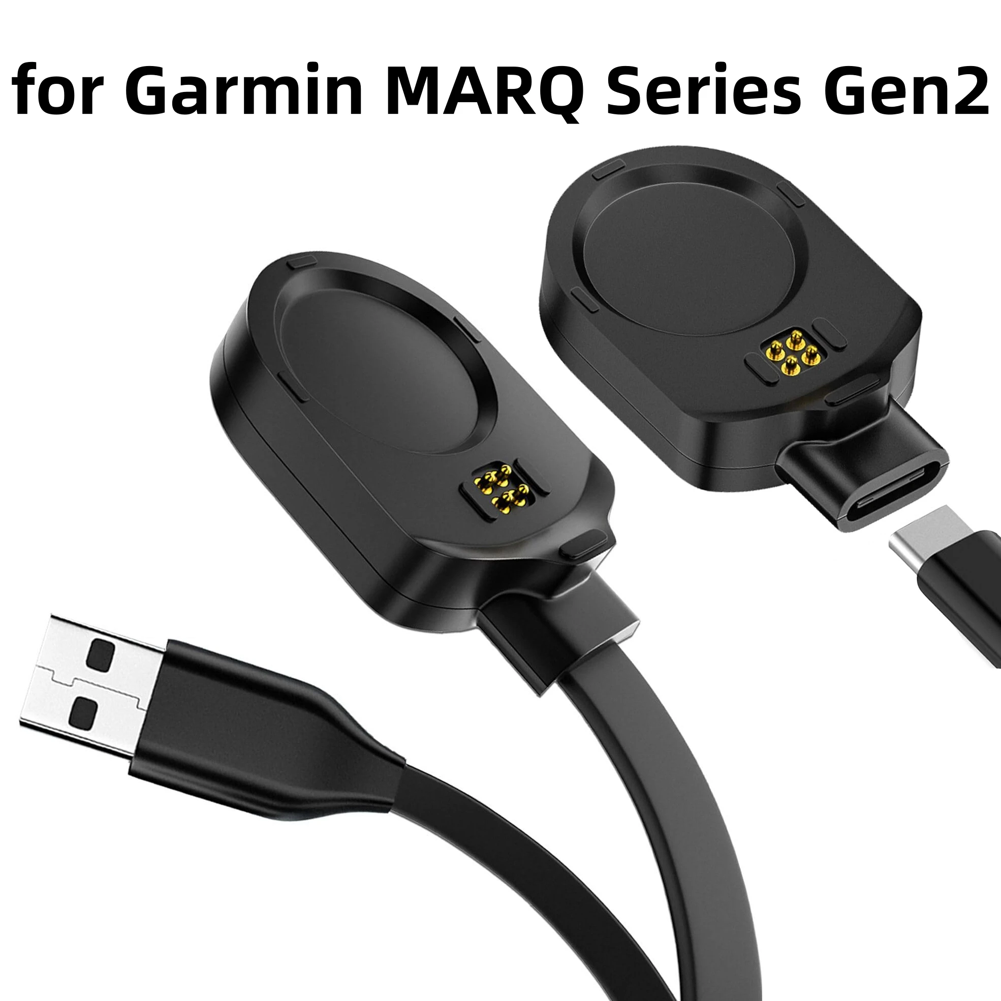

USB Type-C Cable Charging Adapter for Garmin MARQ 2 Series, Compatible with MARQ Adventurer/Athlete/Aviator/Captain/Golfer Gen 2