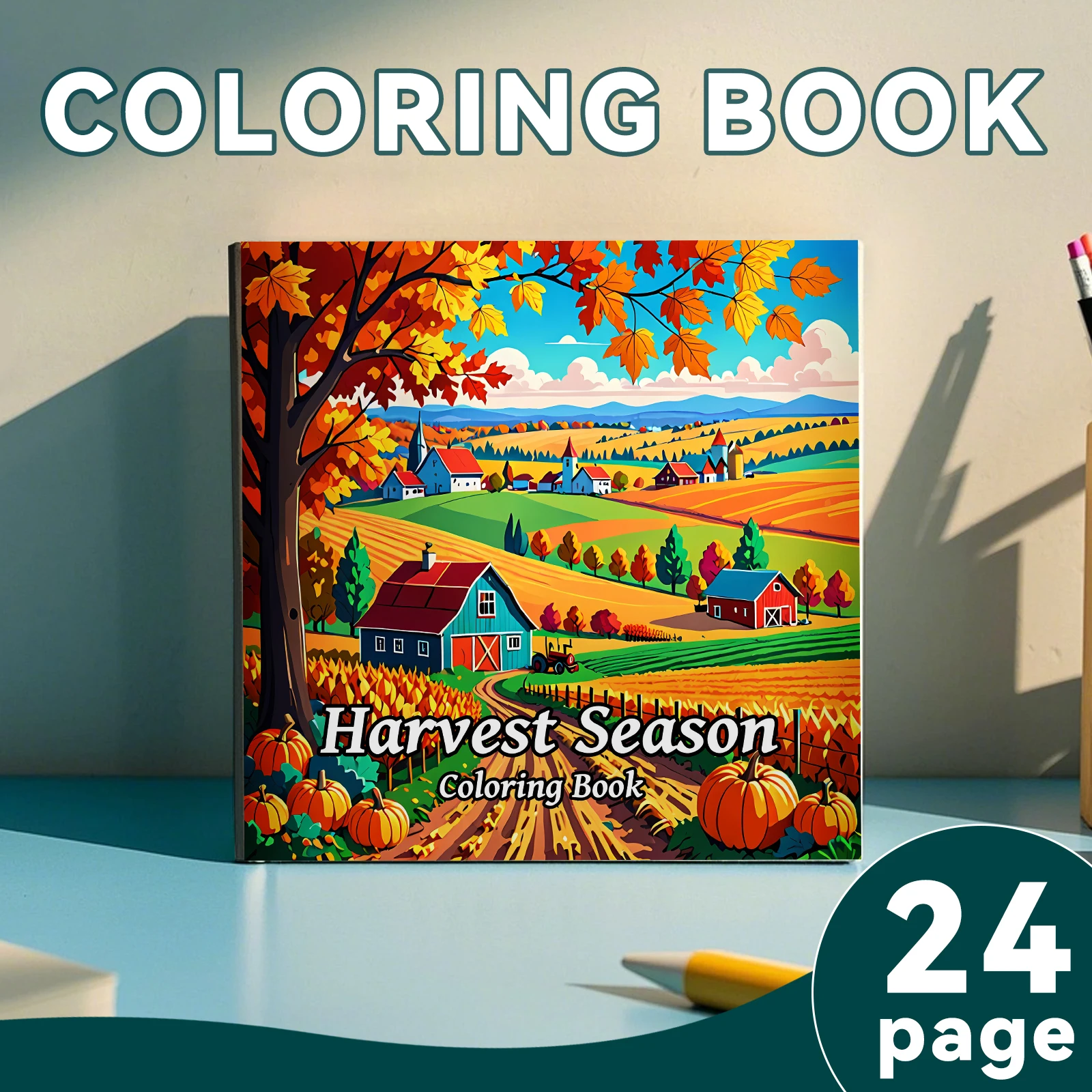 Harvest Season Coloring Book Graffiti Drawing Painting Art Book for Adults And Teens Kill Time Graffiti Painting Drawing ﻿