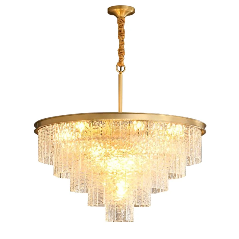 Italy Modern Retro Classical E14 Pendant Light Elegant Lustre Glass Home Applicant Suspension LED Dimmable Lamp For Living Room