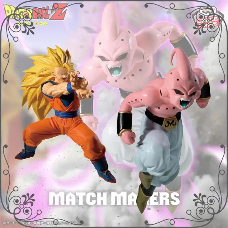 

Оригинальный Bandai Namco Banpresto Dragon Ball Son Goku Vs Majin Buu Super Saiyan One3 Match Makers Фигурка Модель Коллекционная игрушка в подарок