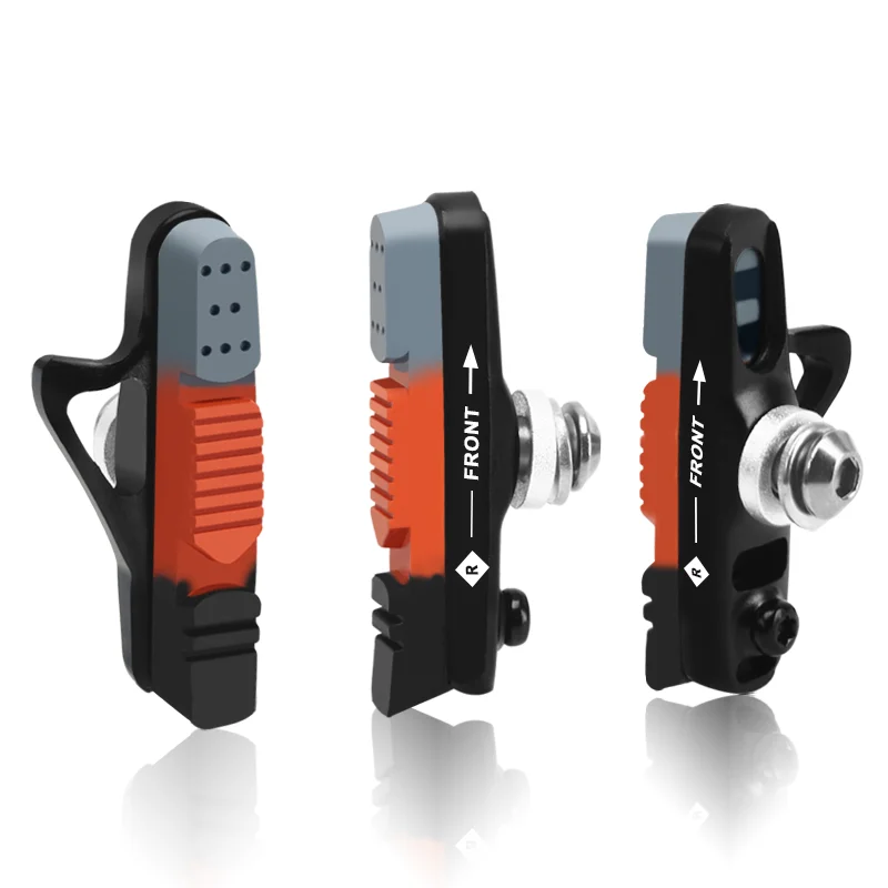 RIDERACE Rennrad Bremsbeläge Für Felge C Bremse CNC Fahrrad Bremsen V-Brake Halter Schuhe Gummi Block Langlebig Radfahren zubehör – Detail 8