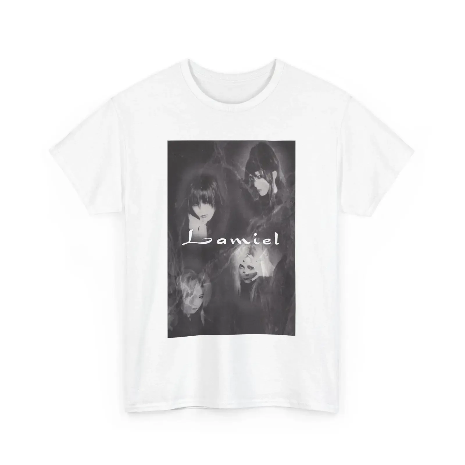 Lamiel T Shirt Old School Visual Kei 4 colorways vintage Washed graphic Stylish designer clothes Versatile fashion Casual