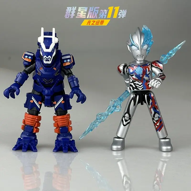 Blokees Ultraman Figure Building Blocks Star Edition Blind Box Building Block Collezione di modelli Decorazione regalo per bambini