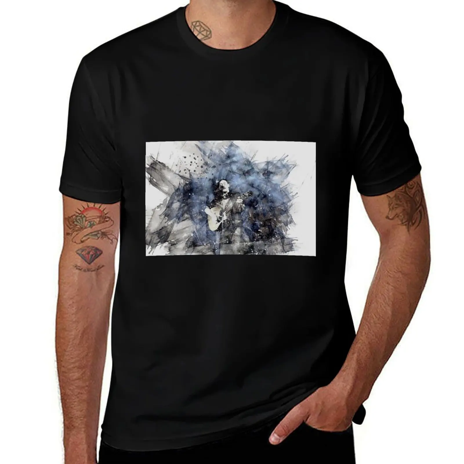 Roddy Frame Aztec Camera Artistic Artwork T-Shirt Casual Everyday Short Sleeve T-Shirt