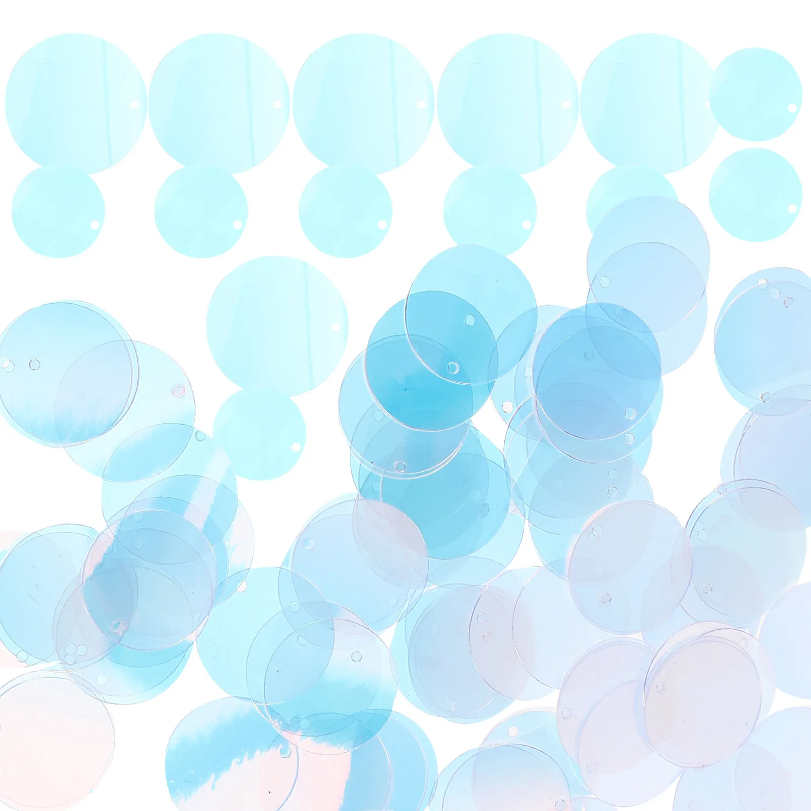 

10 пакетов больших круглых пайеток для рукоделия, шитья, декоративных аксессуаров, разноцветные ПВХ-пайетки для одежды, сумок, платьев, поделок