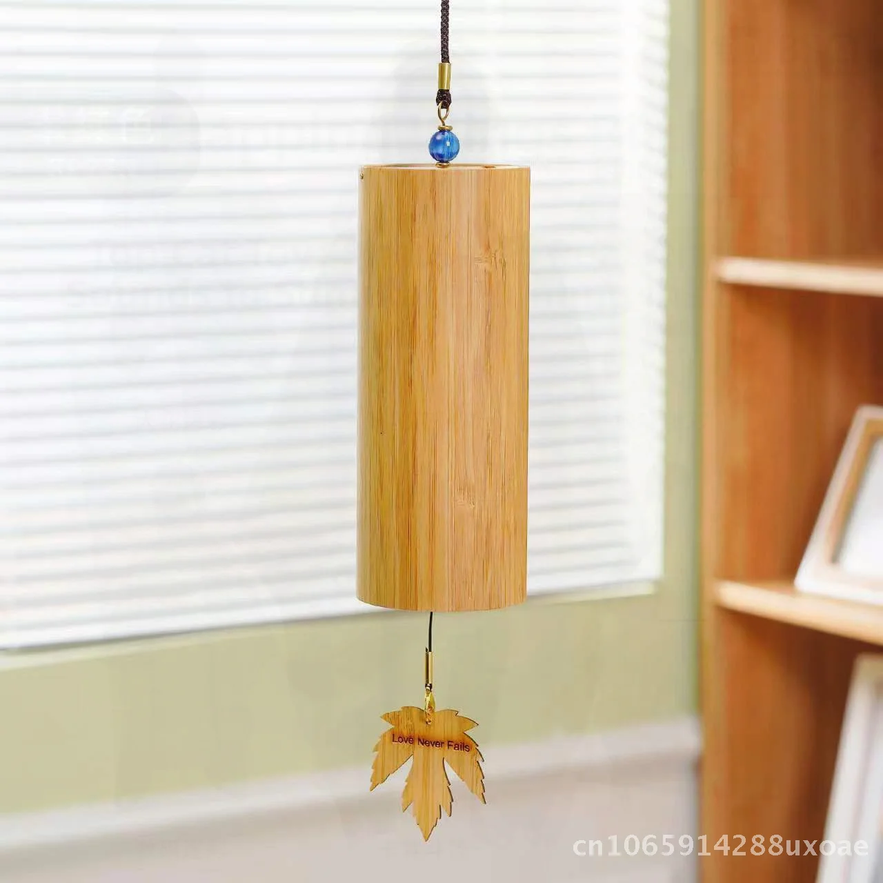 Courtyard Wind Chimes Hand-cranked Wind Chimes Yoga Healing Retro Wooden Chord Homestay Bamboo Wind Chimes