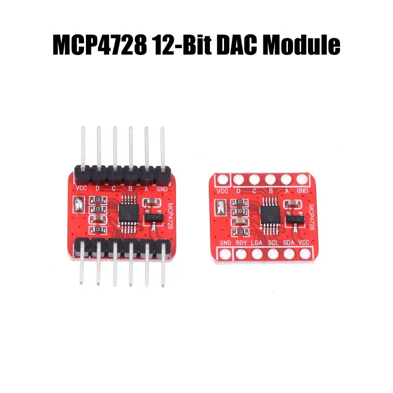 2026 NEW MCP4728 12-Bit 4-Channel DAC Module I2C Interface with EEPROM Programmable Voltage Reference for  STM32 Projects