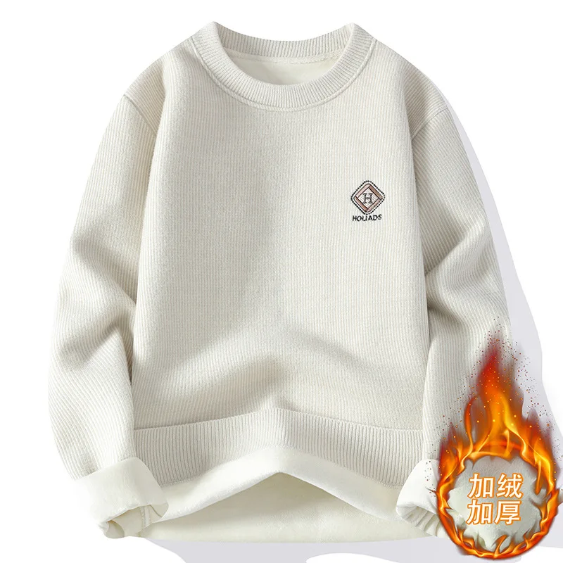 

Men's sweater Top round neck New style thermal knitwear top