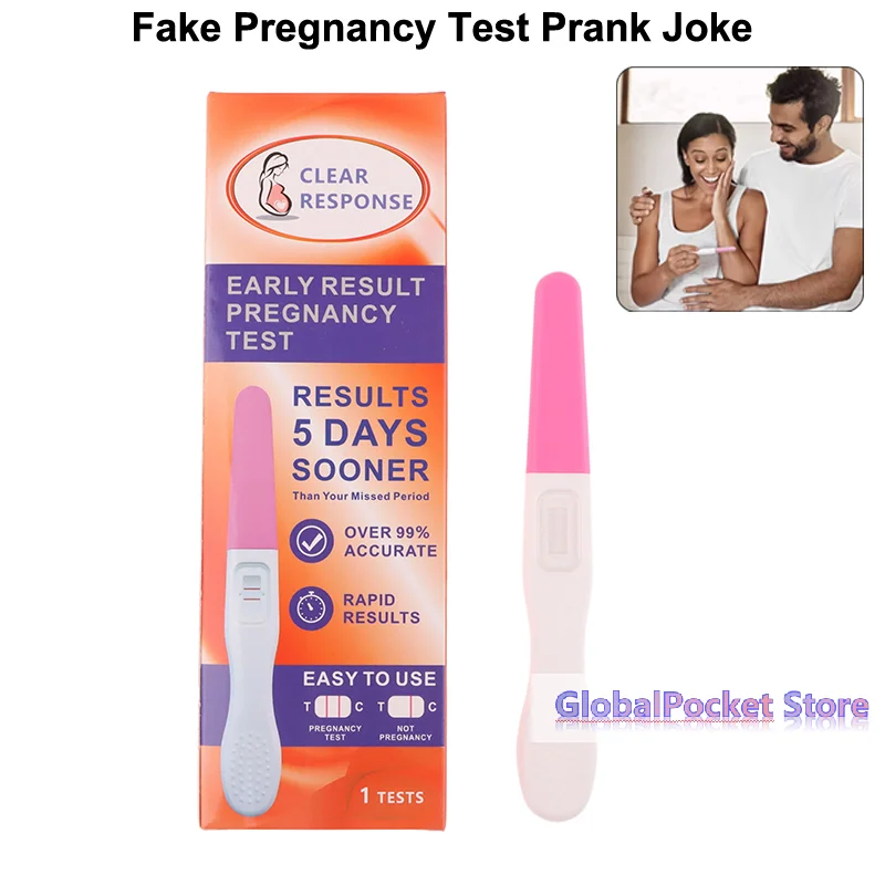 

[TG823]Fake Pregnancy Test Boyfriend Toy Fake Prank Joke Positive For Adults Funny Prank Toys Trickys Practical Jokes Test Pen