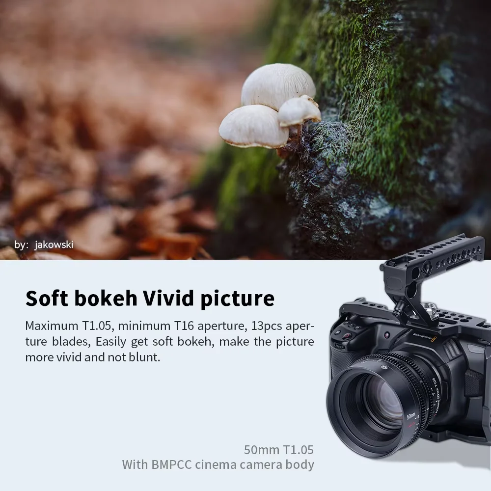 7 الشرفيين 25 مللي متر 35 مللي متر 50 مللي متر T1.05 APS-C سينمائي عدسة الرؤية السينمائية لسوني E Canon EOS R سيجما لوميكس L M43 Fujifilm XF fx30 r6 الأحمر