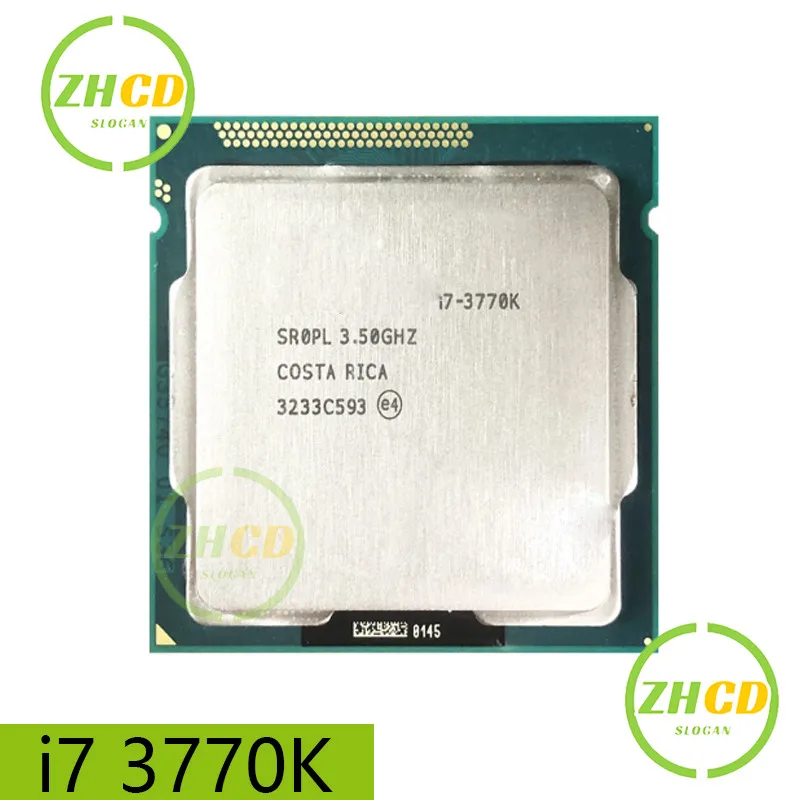 Intel For i7 3770K Quad-core LGA 1155 3.5GHz 8MB Cache TDP 77W desktop CPU