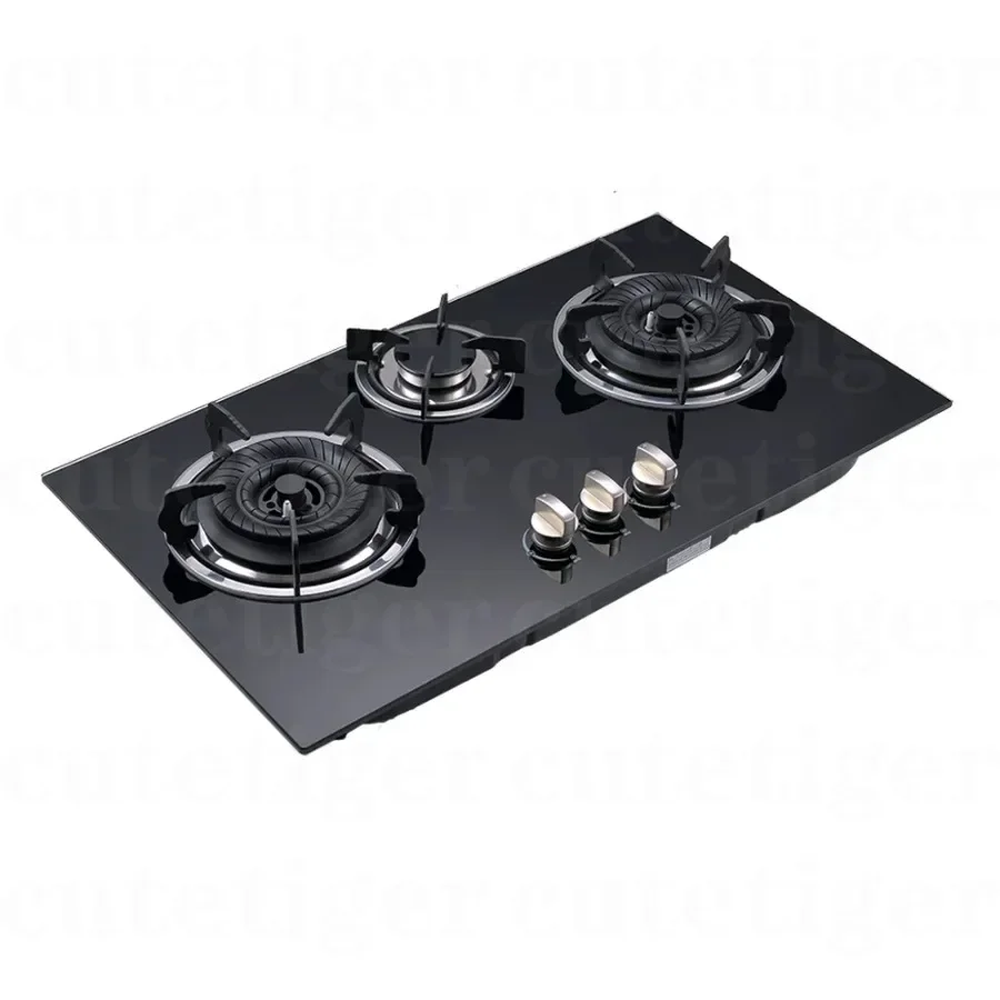 

Three-cooker Cooktops Stoves Butane Gas Cooking Appliances Burner Stove Cooker