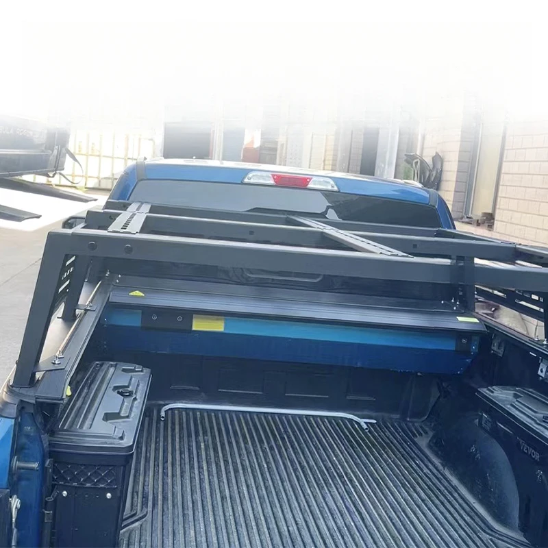 

Universal Steel Pickup Bed Rack Adjustable Overland Rear Bucket Frame